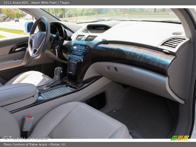 Aspen White Pearl / Taupe 2011 Acura MDX