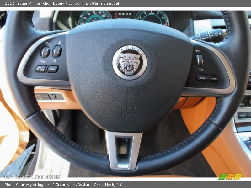 Ebony / London Tan/Warm Charcoal 2012 Jaguar XF Portfolio