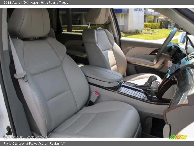 Aspen White Pearl / Taupe 2011 Acura MDX