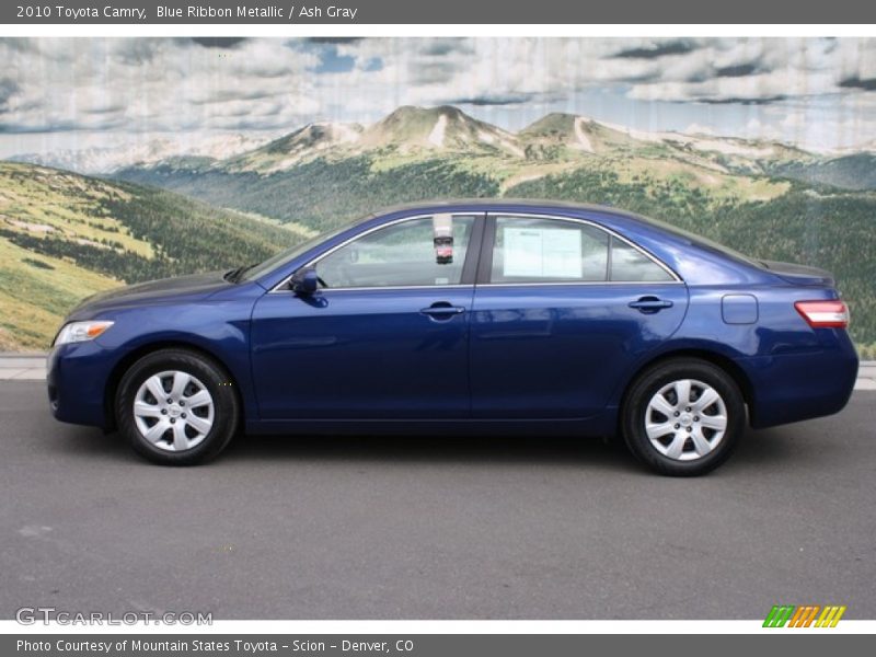 Blue Ribbon Metallic / Ash Gray 2010 Toyota Camry