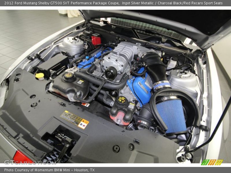  2012 Mustang Shelby GT500 SVT Performance Package Coupe Engine - 5.4 Liter Supercharged DOHC 32-Valve Ti-VCT V8