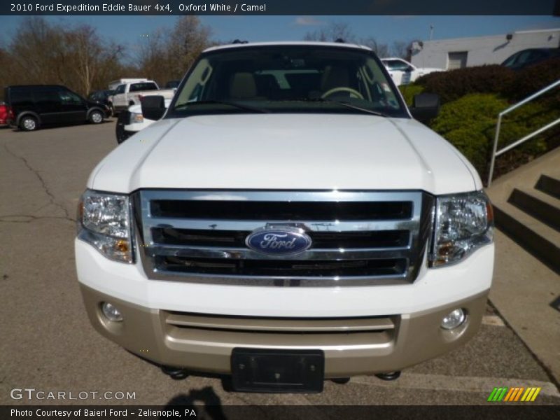 Oxford White / Camel 2010 Ford Expedition Eddie Bauer 4x4