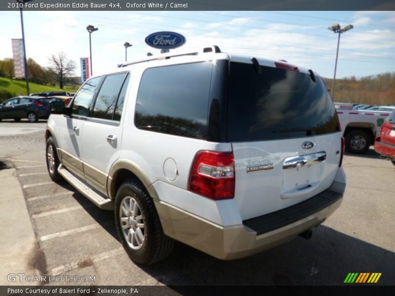 Oxford White / Camel 2010 Ford Expedition Eddie Bauer 4x4