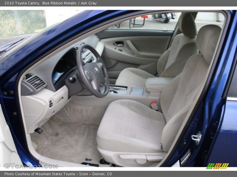 Front Seat of 2010 Camry 