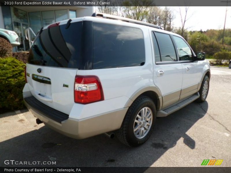 Oxford White / Camel 2010 Ford Expedition Eddie Bauer 4x4