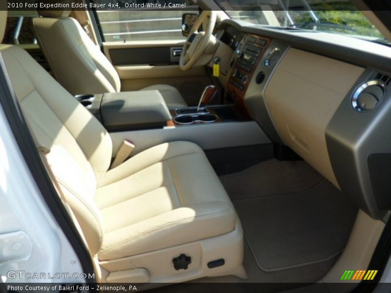 Oxford White / Camel 2010 Ford Expedition Eddie Bauer 4x4