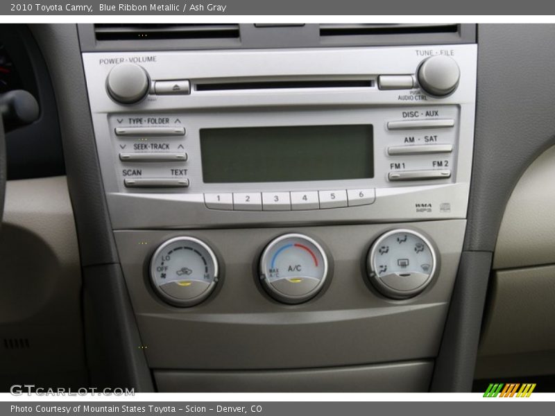 Controls of 2010 Camry 