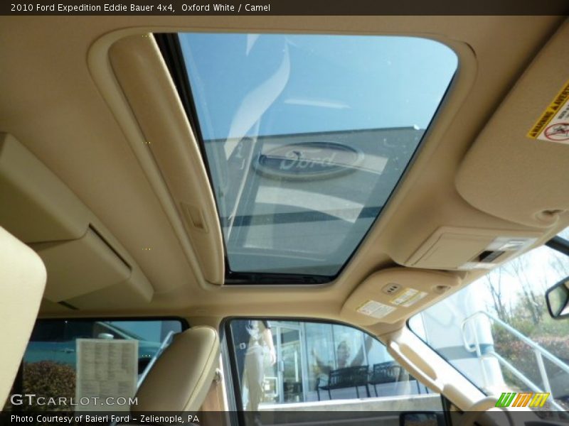 Oxford White / Camel 2010 Ford Expedition Eddie Bauer 4x4