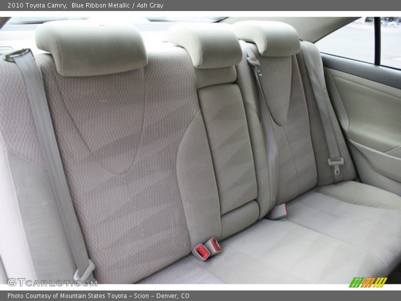 Rear Seat of 2010 Camry 