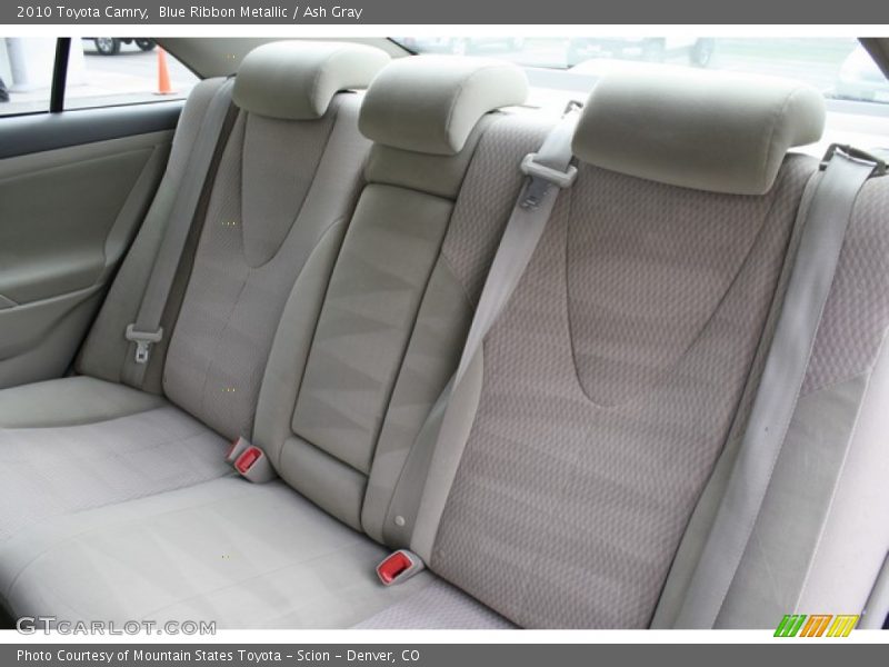 Rear Seat of 2010 Camry 