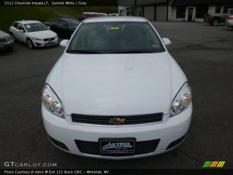 Summit White / Gray 2011 Chevrolet Impala LT