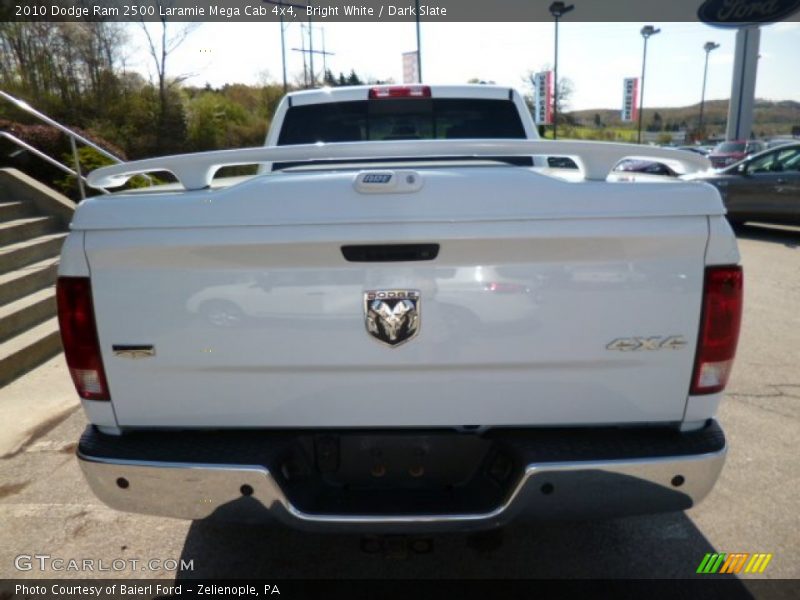 Bright White / Dark Slate 2010 Dodge Ram 2500 Laramie Mega Cab 4x4