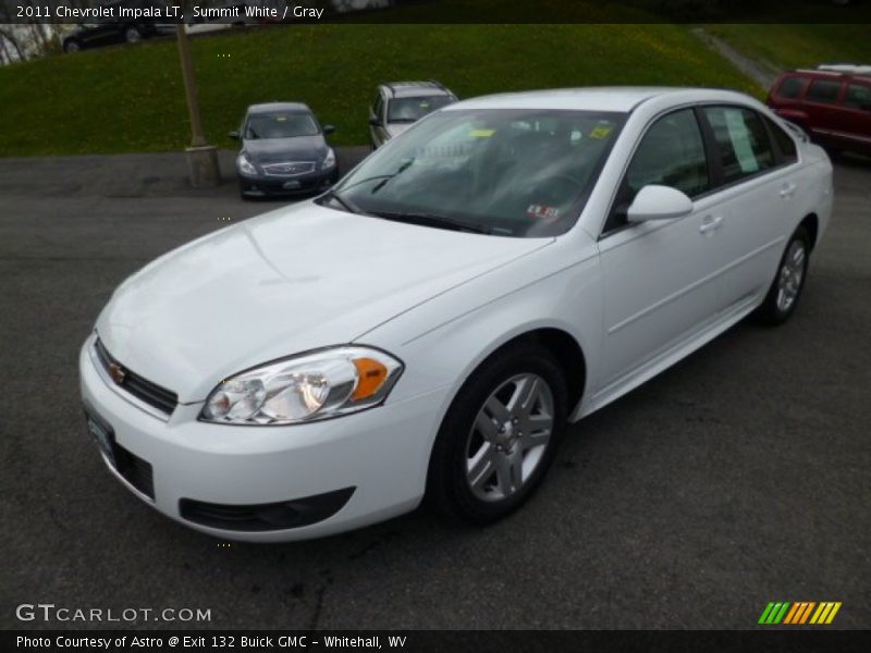 Summit White / Gray 2011 Chevrolet Impala LT