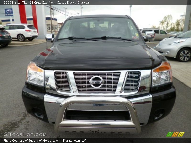 Galaxy Black / Charcoal 2009 Nissan Titan SE Crew Cab 4x4