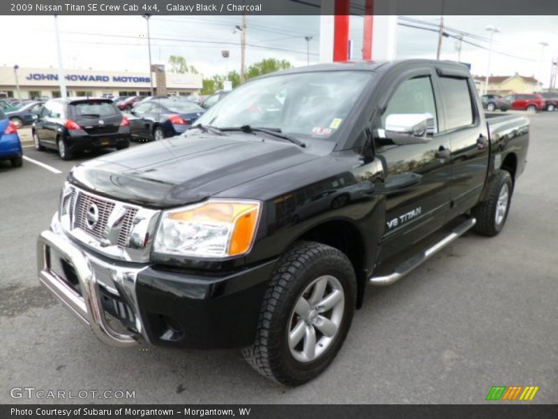Galaxy Black / Charcoal 2009 Nissan Titan SE Crew Cab 4x4
