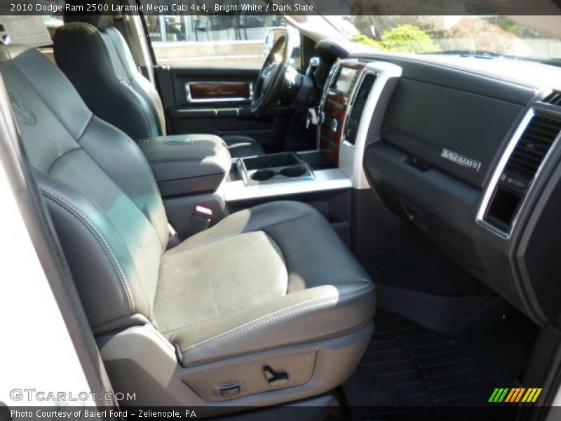 Bright White / Dark Slate 2010 Dodge Ram 2500 Laramie Mega Cab 4x4