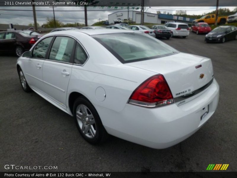 Summit White / Gray 2011 Chevrolet Impala LT