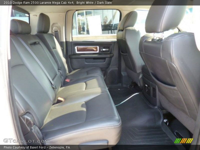 Bright White / Dark Slate 2010 Dodge Ram 2500 Laramie Mega Cab 4x4