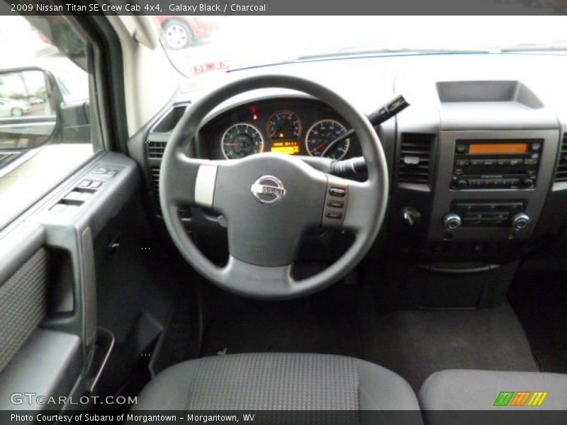 Galaxy Black / Charcoal 2009 Nissan Titan SE Crew Cab 4x4