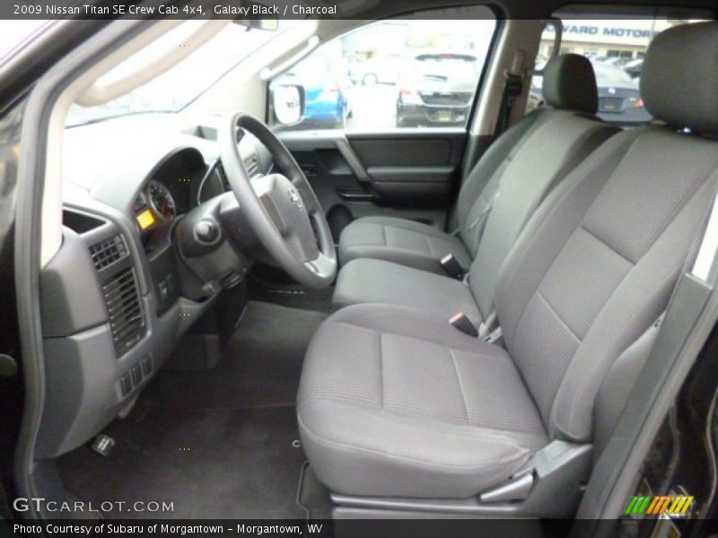 Galaxy Black / Charcoal 2009 Nissan Titan SE Crew Cab 4x4