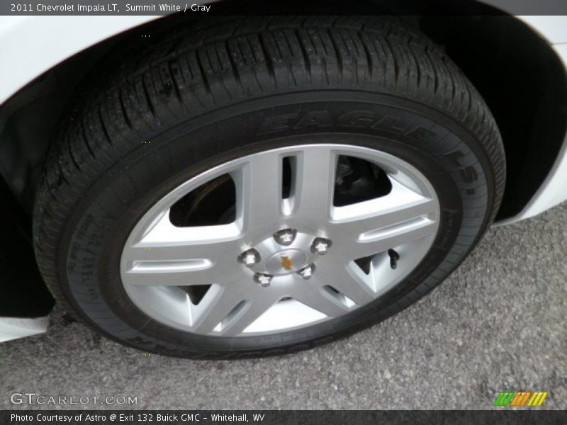 Summit White / Gray 2011 Chevrolet Impala LT