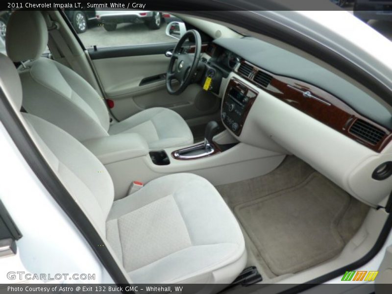Summit White / Gray 2011 Chevrolet Impala LT