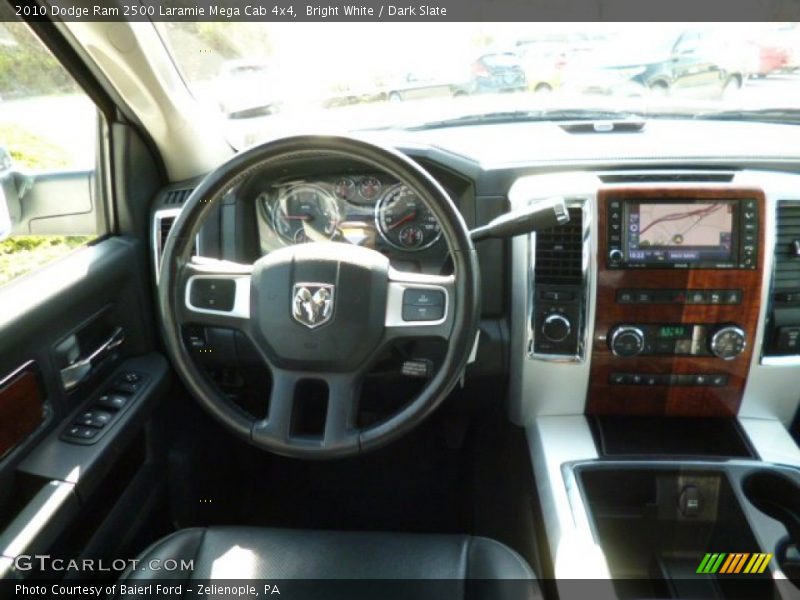 Bright White / Dark Slate 2010 Dodge Ram 2500 Laramie Mega Cab 4x4