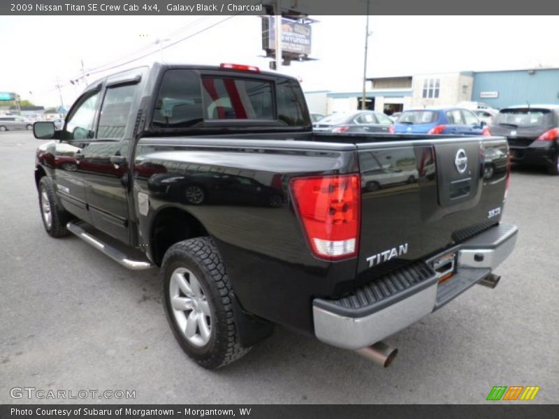 Galaxy Black / Charcoal 2009 Nissan Titan SE Crew Cab 4x4