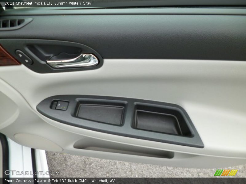 Summit White / Gray 2011 Chevrolet Impala LT