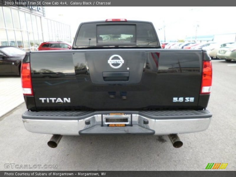 Galaxy Black / Charcoal 2009 Nissan Titan SE Crew Cab 4x4