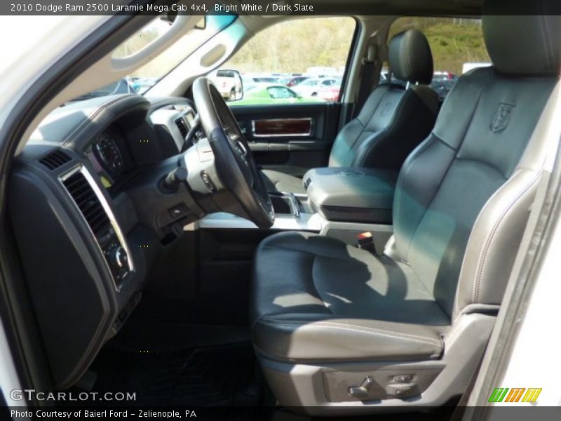 Bright White / Dark Slate 2010 Dodge Ram 2500 Laramie Mega Cab 4x4