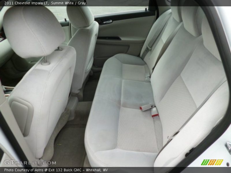 Summit White / Gray 2011 Chevrolet Impala LT