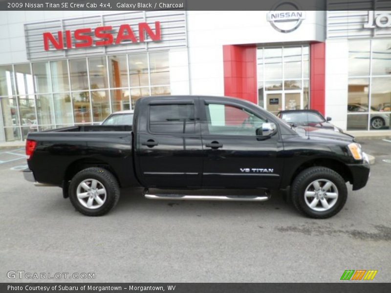 Galaxy Black / Charcoal 2009 Nissan Titan SE Crew Cab 4x4