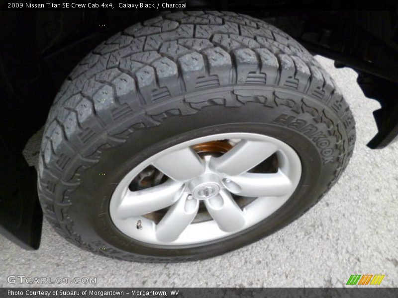 Galaxy Black / Charcoal 2009 Nissan Titan SE Crew Cab 4x4