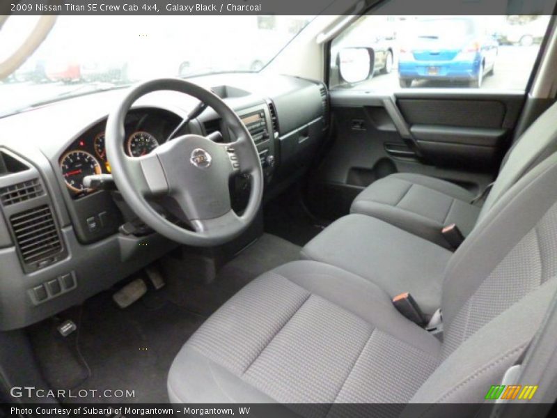 Galaxy Black / Charcoal 2009 Nissan Titan SE Crew Cab 4x4