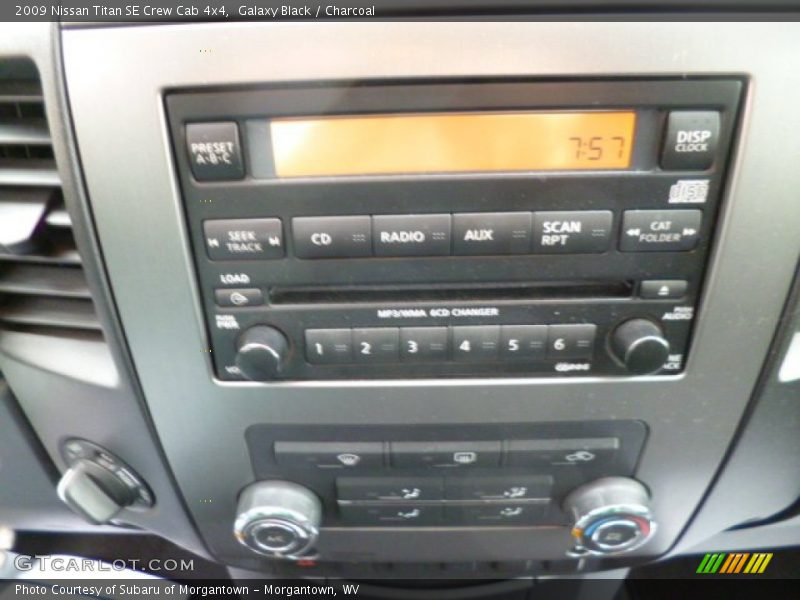 Galaxy Black / Charcoal 2009 Nissan Titan SE Crew Cab 4x4