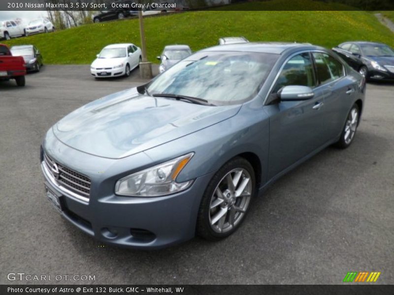 Ocean Gray / Charcoal 2010 Nissan Maxima 3.5 SV Sport
