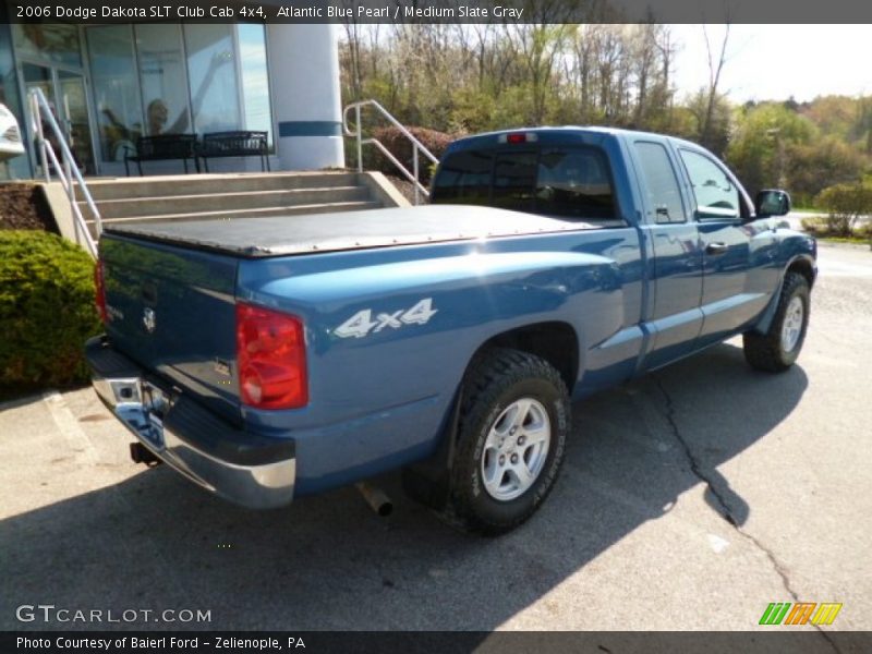 Atlantic Blue Pearl / Medium Slate Gray 2006 Dodge Dakota SLT Club Cab 4x4