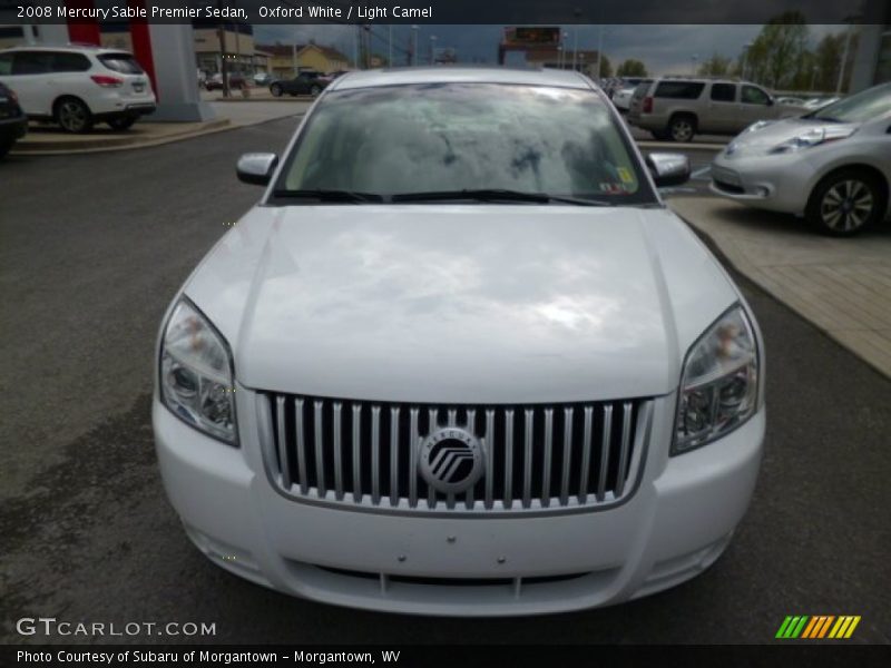 Oxford White / Light Camel 2008 Mercury Sable Premier Sedan