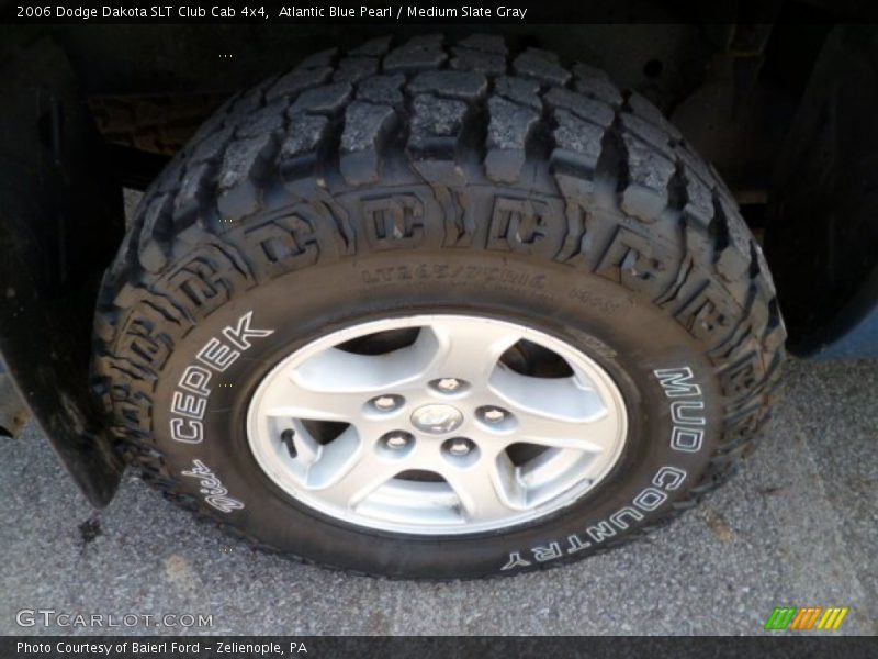 Atlantic Blue Pearl / Medium Slate Gray 2006 Dodge Dakota SLT Club Cab 4x4