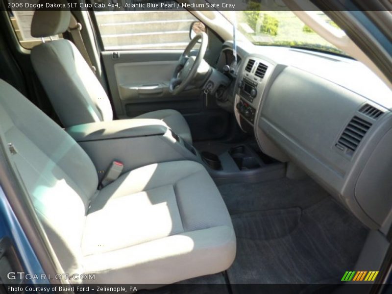 Atlantic Blue Pearl / Medium Slate Gray 2006 Dodge Dakota SLT Club Cab 4x4