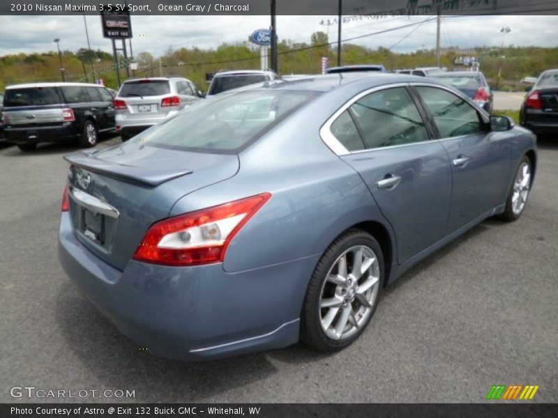 Ocean Gray / Charcoal 2010 Nissan Maxima 3.5 SV Sport