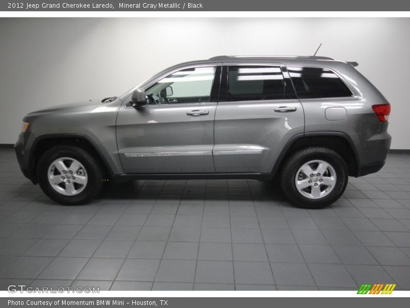 Mineral Gray Metallic / Black 2012 Jeep Grand Cherokee Laredo