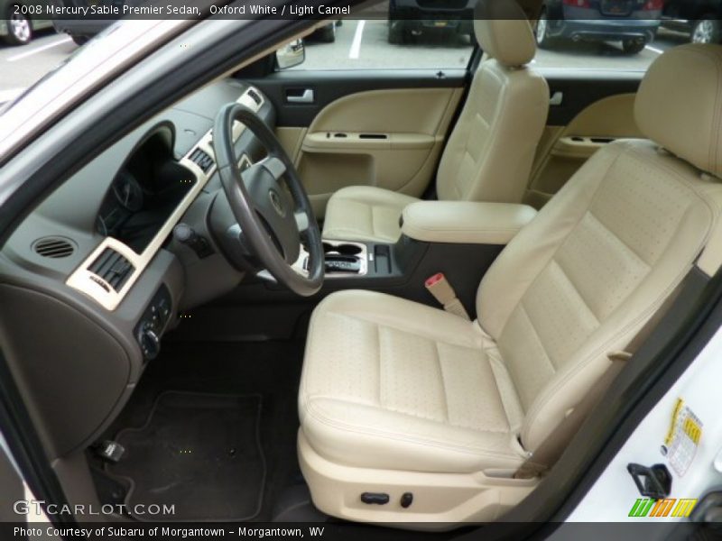 Oxford White / Light Camel 2008 Mercury Sable Premier Sedan