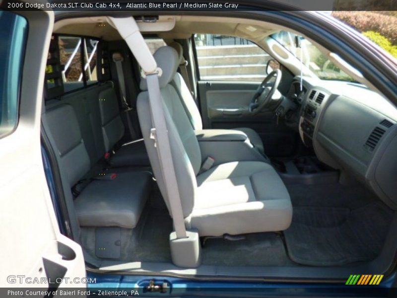 Atlantic Blue Pearl / Medium Slate Gray 2006 Dodge Dakota SLT Club Cab 4x4