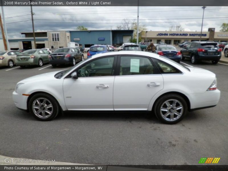 Oxford White / Light Camel 2008 Mercury Sable Premier Sedan