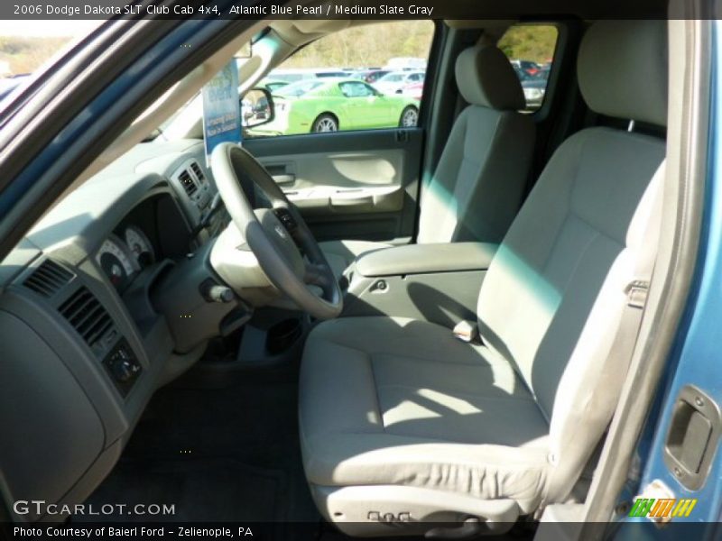 Atlantic Blue Pearl / Medium Slate Gray 2006 Dodge Dakota SLT Club Cab 4x4