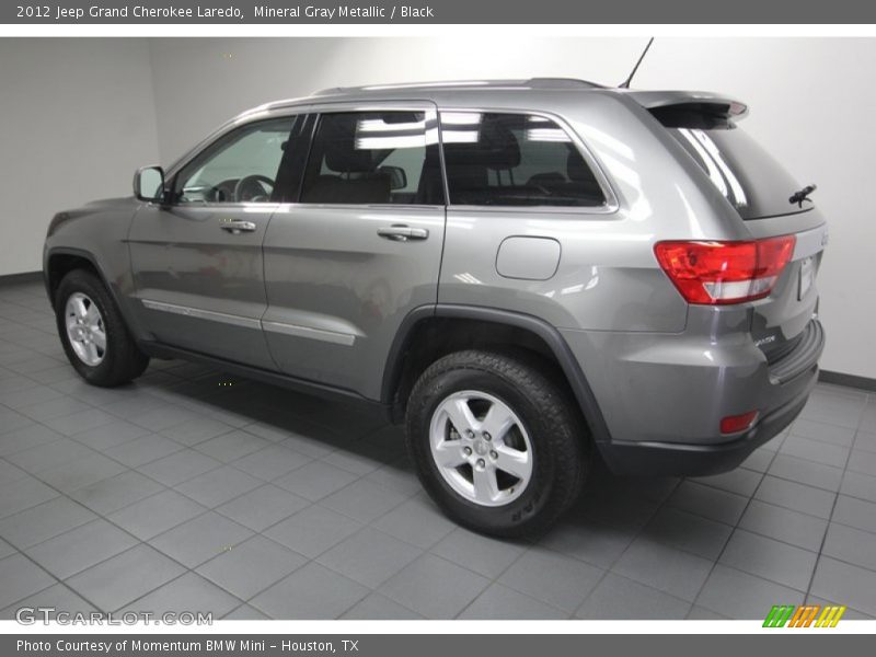 Mineral Gray Metallic / Black 2012 Jeep Grand Cherokee Laredo