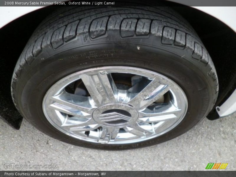 Oxford White / Light Camel 2008 Mercury Sable Premier Sedan