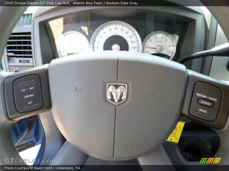 Atlantic Blue Pearl / Medium Slate Gray 2006 Dodge Dakota SLT Club Cab 4x4